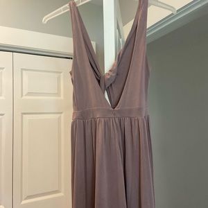 Silence and noise peek a boo wide leg jumpsuit